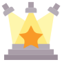 Spotlights Star Stage free icon for commercial use