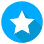 Star Blue Circle Round icon