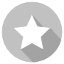 Star Gray Circle Round free icon for commercial use