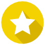 Star Yellow Circle Round free icon for commercial use