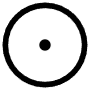 Sun Symbol Astrology Black Outline free icon for commercial use