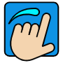 Swipe Right On Screen free icon for commercial use