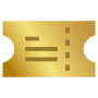 Ticket Golden icon