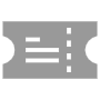 Ticket Gray free icon for commercial use