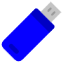 Usb Memory Stick Naval Blue icon