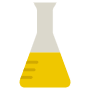 Yellow Flask free icon for commercial use