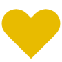Yellow Heart Basic Shape icon