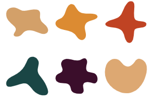 Abstract liquid shapes icon pack