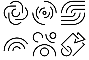 Abstract Shapes icon pack