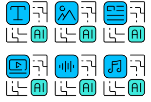Artificial Intelligence Industries icon pack