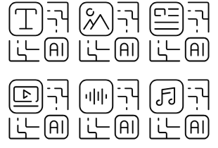Artificial Intelligence Industries icon pack