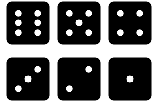 Black Dices And Combinations icon pack