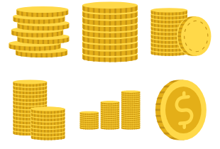 Coins And Money icon pack