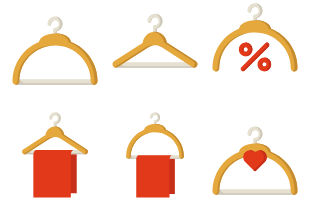 Fashion Hangers icon pack