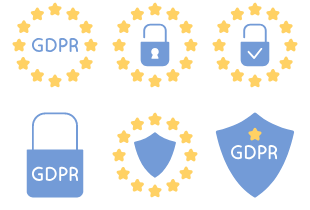 GDPR Data Security icon pack