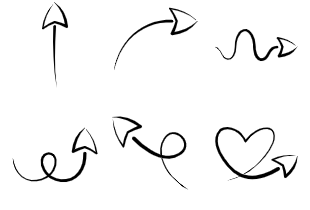 Hand Drawn Arrows icon pack