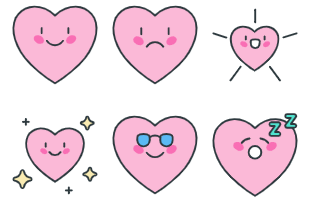 Heart Emoji icon pack