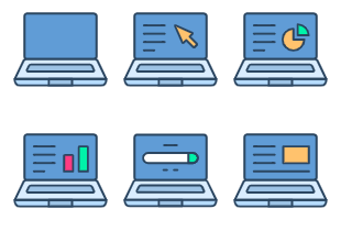 Laptop, Notebook icon pack