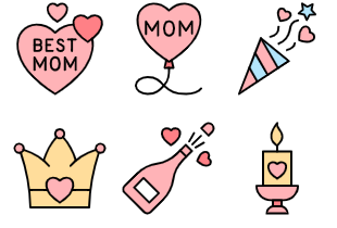 Mothers Day icon pack