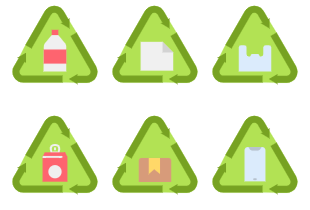 Recycling Products Or Materials icon pack