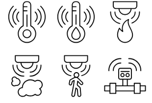Sensor Industry Outline icon pack