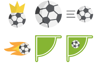 Soccer icon pack