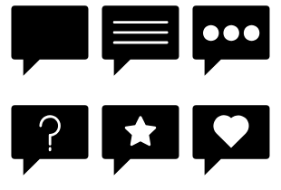 Speech Bubble icon pack