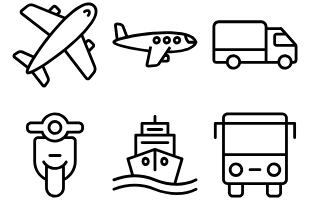 Vehicles icon pack