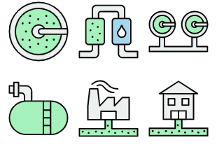 Waste Water Treatment icon pack